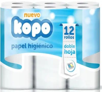 KOPO HIGIENICO 12 ROLLOS (1S=8BLS)