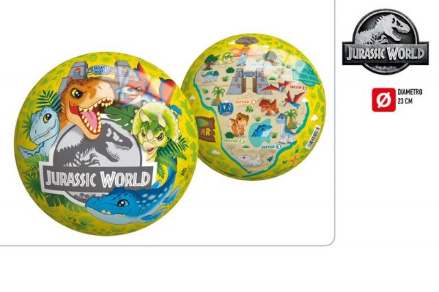 JURASSIC WORLD-PELOTA PVC D23CM (HINCHADA)