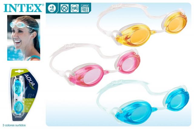 GAFAS NATACION INTEX SPORT RELAY +8A - 3/S