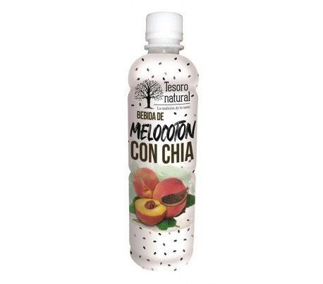 BEBIDA CHIA CON MELOCOTON