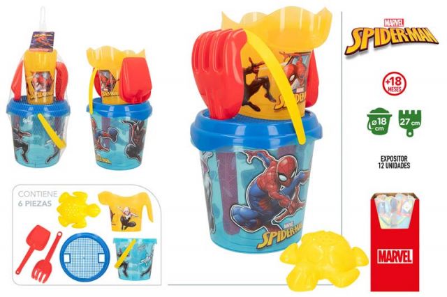 SPIDERMAN-SET CUBO PLAYA IML D18CM+CED+PA+RA+1 MO-