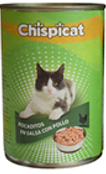 LATA CHISPICAT GATOS 415 GRS POLLO