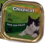 TARRINA CHISPICAN 100 GRS POLLO  GATOS